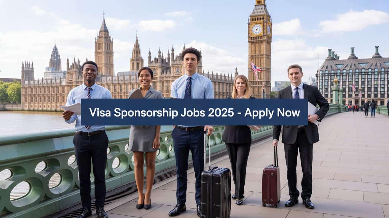 🇬🇧 Visa Sponsorship Jobs in UK 2025 – Full Guide to Apply, Employers, & Benefits